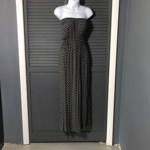 Old Navy B&W strapless maxi sz XS